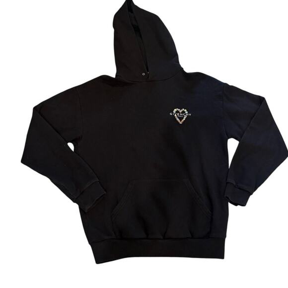 Givenchy Floral Heart Logo Hoodie – Size S - Picture 1 of 3